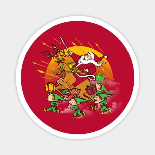 Xmas War Ugly Sweater by Tobe Fonseca Magnet